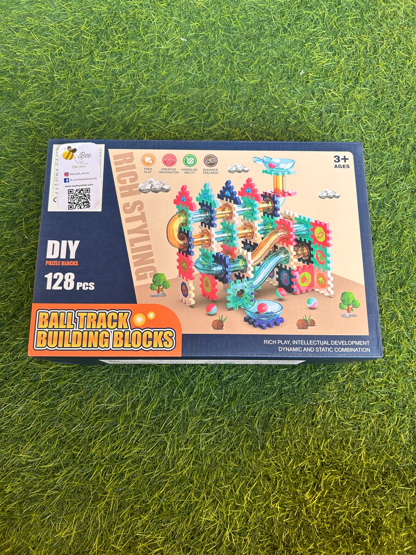 Ball track building blocks