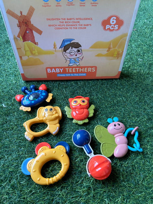 Baby rattle 6 pcs