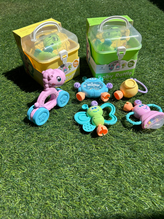 Baby rattles box