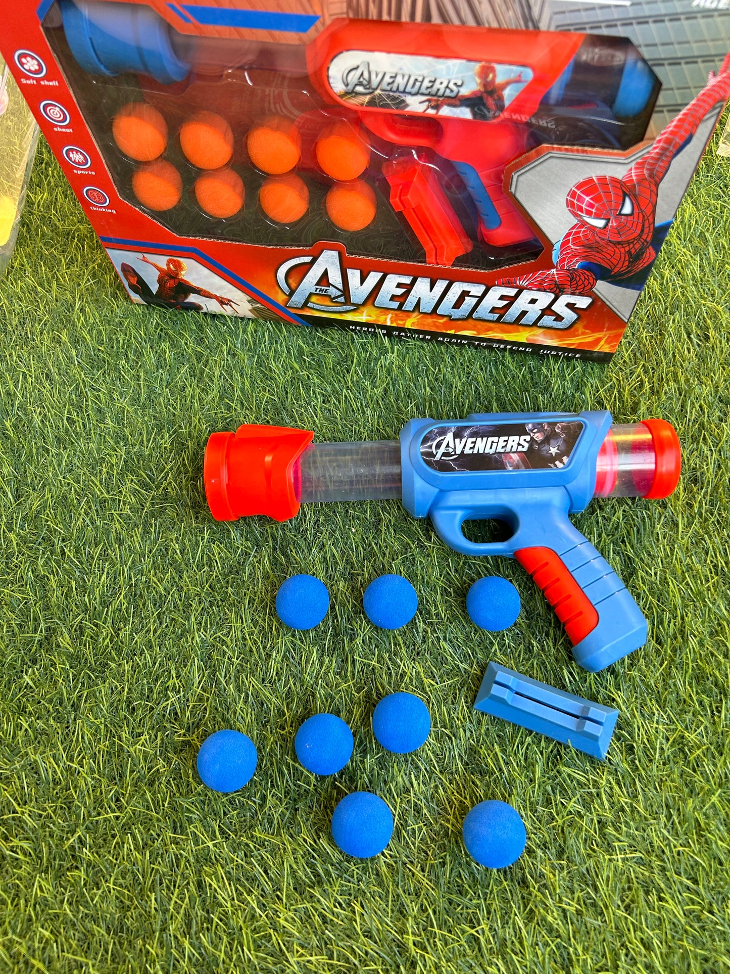 Avengers foam gun