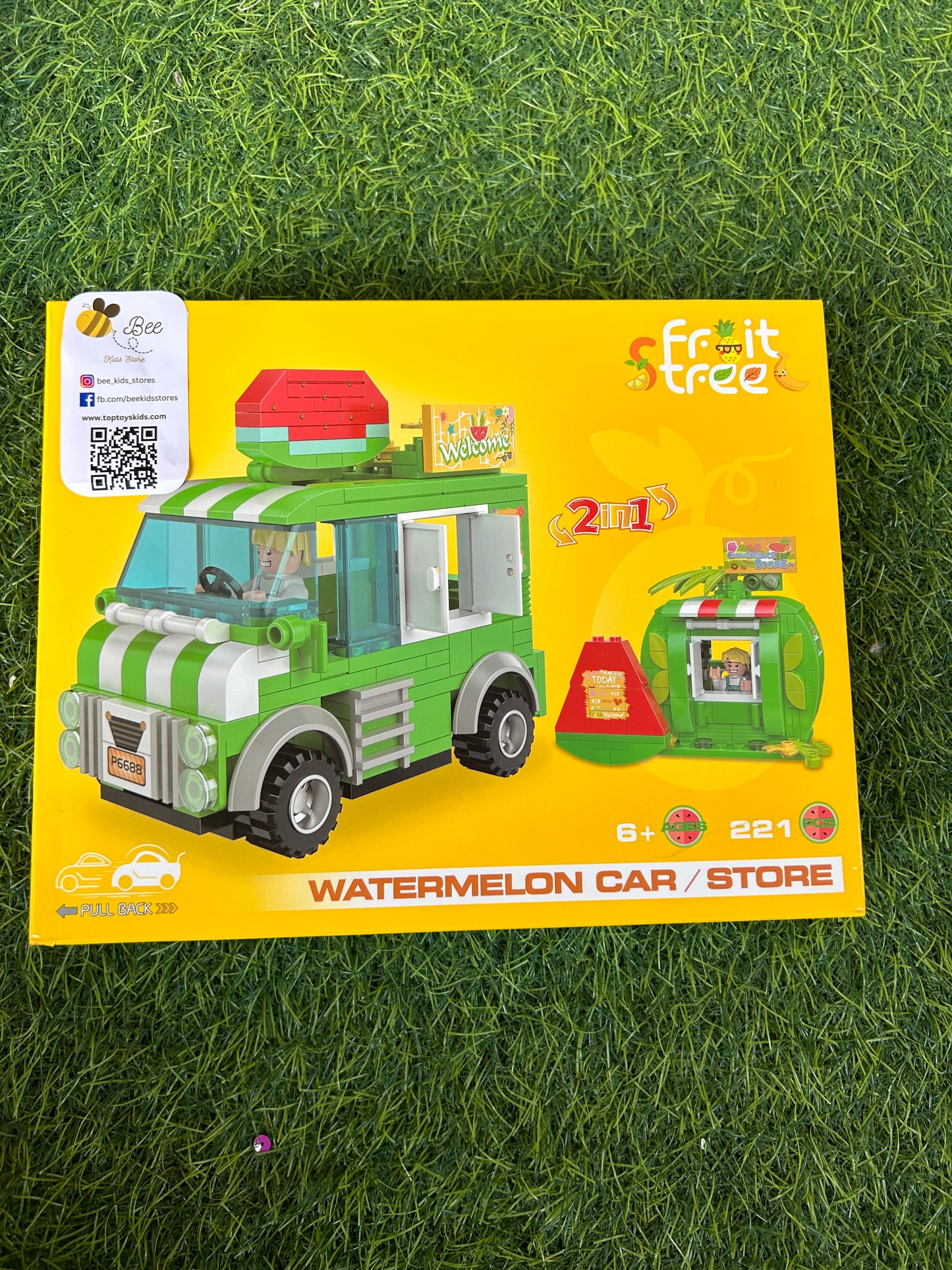 2 in 1 Lego fruit store