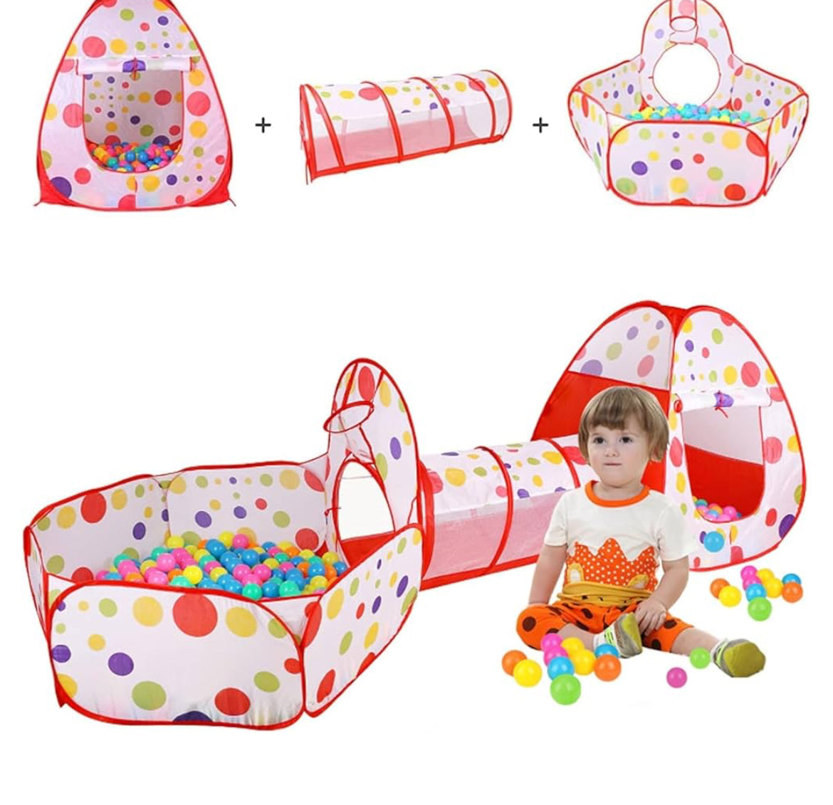 Funny 3 in 1 play tent ⛺️