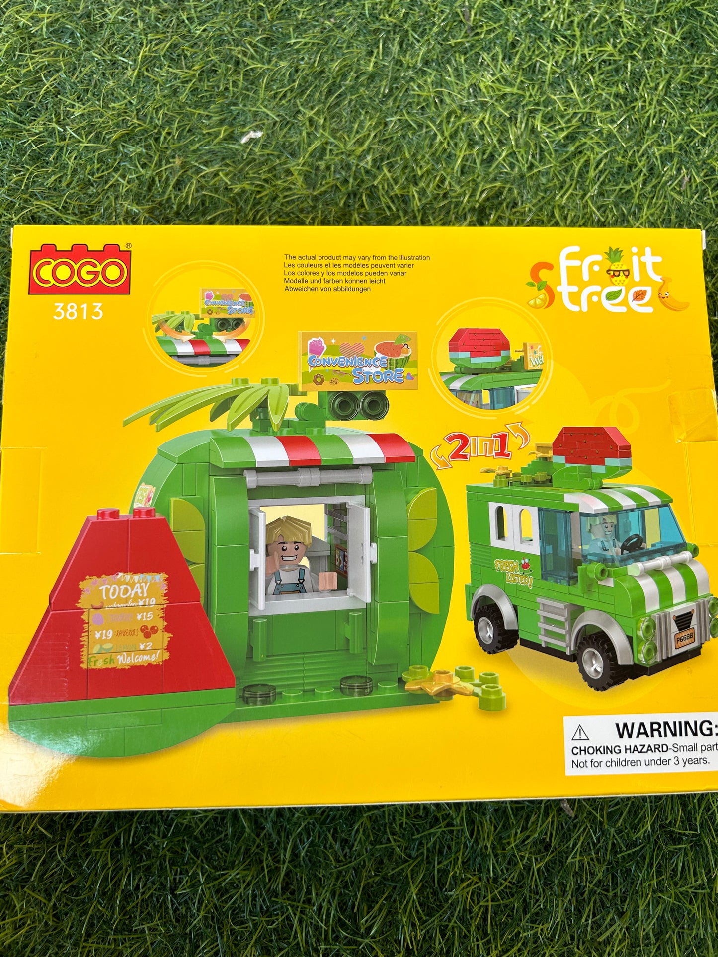 2 in 1 Lego fruit store