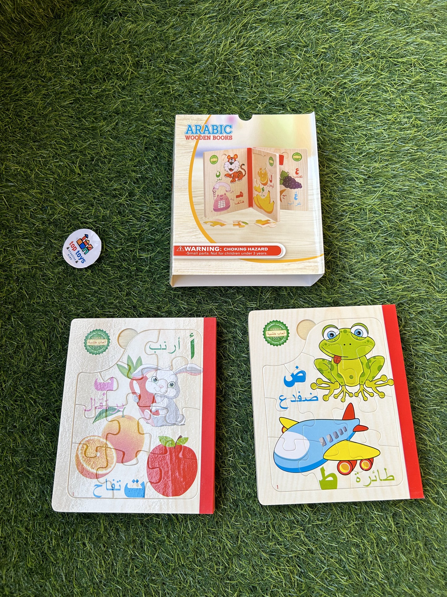 Arabic Alphabet Puzzles Book